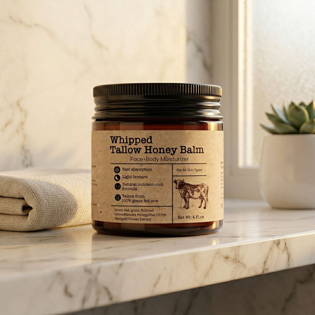 Whipped Tallow & Honey Balm